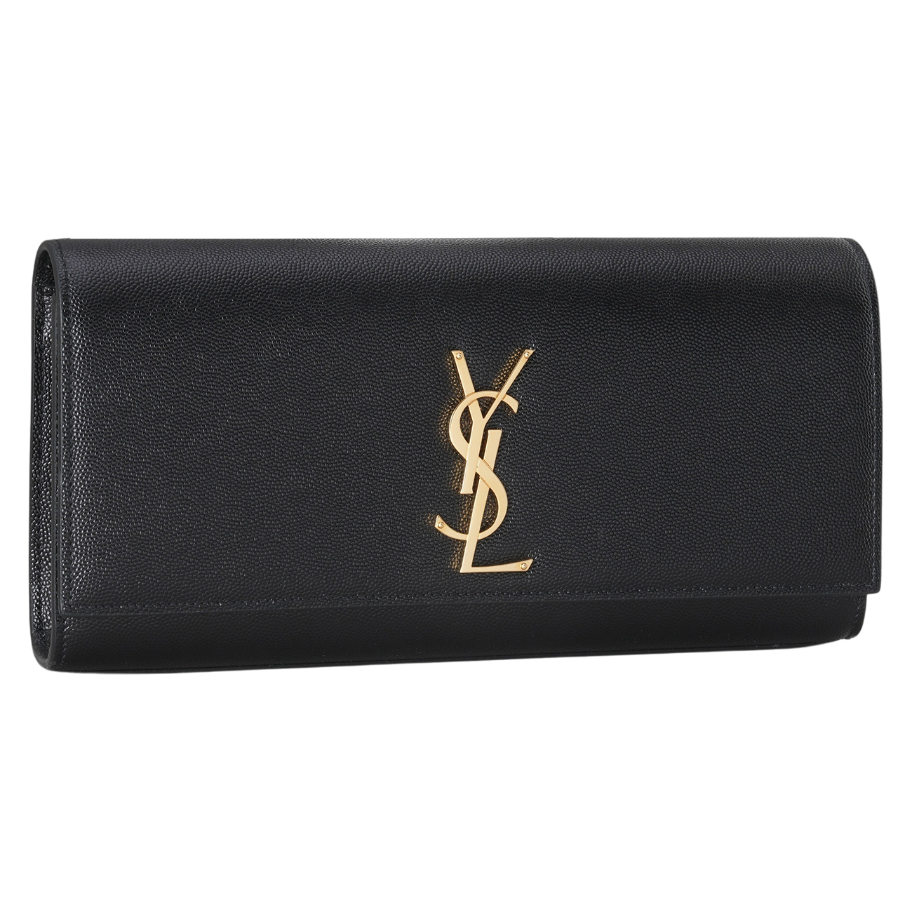 YVES SAINT LAURENT(USED)생로랑 326079 모노그램 케이트 클러치백 블랙금장